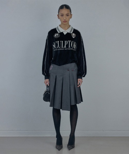 SCULPTOR 長袖Tシャツ Mサイズ SCULPTOR 「SCULPTOR」 長袖カットソー MEDIUM ブラック