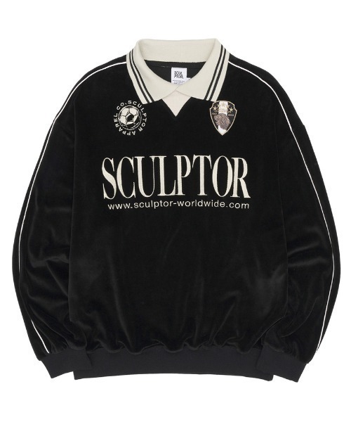 sculptor 長袖Tシャツ SCULPTOR 「SCULPTOR」 長袖カットソー MEDIUM ブラック