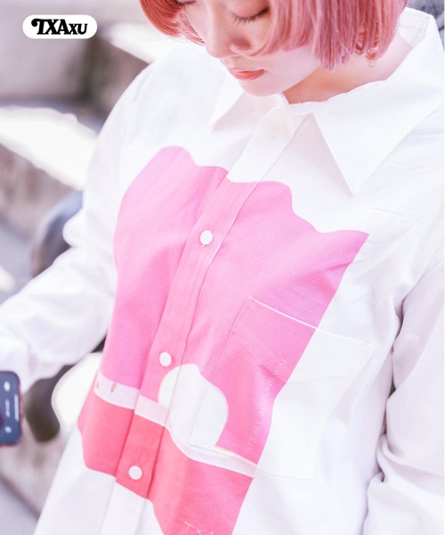 TXA シャツ 坂内拓 Printed Shirt メンズ レディース : ZOZOTOWN Yahoo