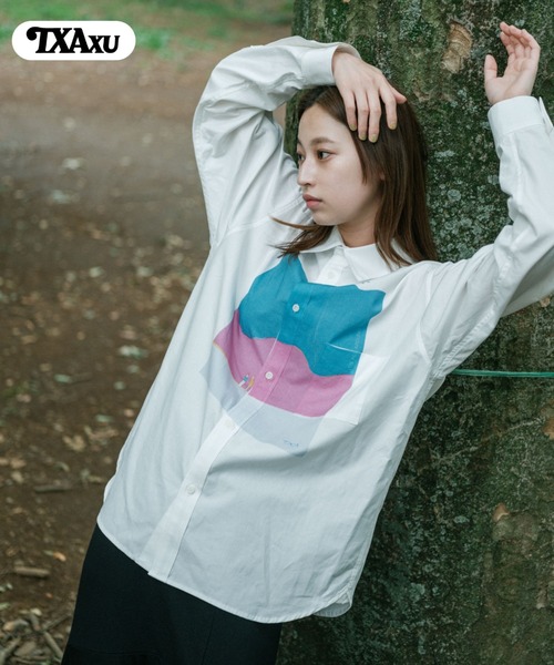 TXA シャツ 坂内拓 Printed Shirt メンズ レディース : ZOZOTOWN Yahoo
