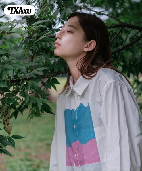 TXA シャツ 坂内拓 Printed Shirt メンズ レディース : ZOZOTOWN Yahoo