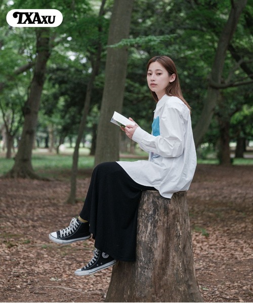 TXA シャツ 坂内拓 Printed Shirt メンズ レディース : ZOZOTOWN Yahoo