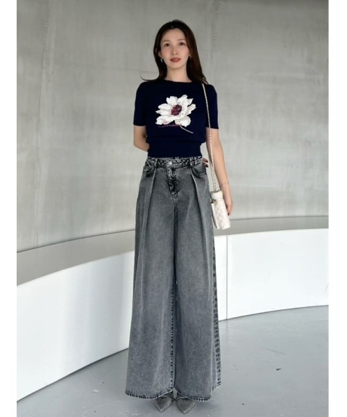 SNIDEL（スナイデル） ジーンズ デニム デニムパンツ レイヤード