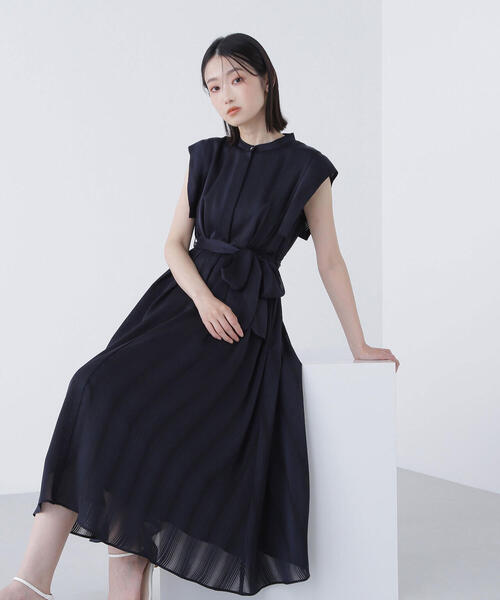 MAISON SPECIAL チェックコンビフリルワンピース 38 ブラック MAISON SPECIAL チェックコンビフリルワンピース 38 ブラック Plaid