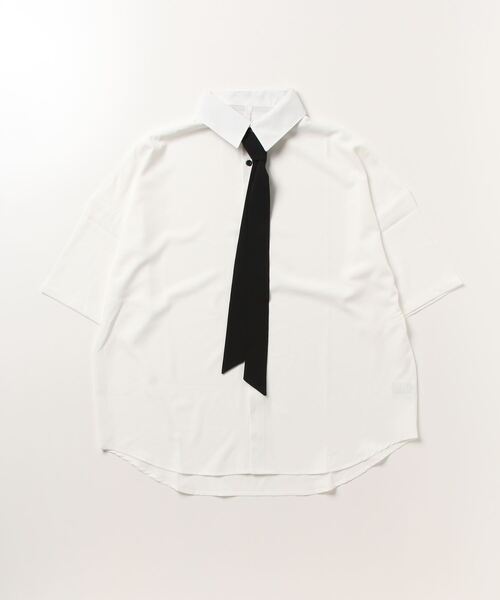 「COMMON WARE」 半袖シャツ M ブラック レディース_画像3