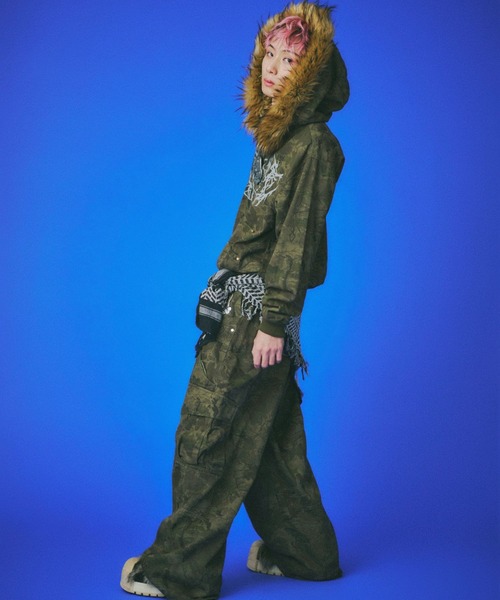 GALFY(ガルフィー) パーカー 森林パーカー/フードファーツイル GALFY(ガルフィー) パーカー 森林パーカー/フードファーツイル