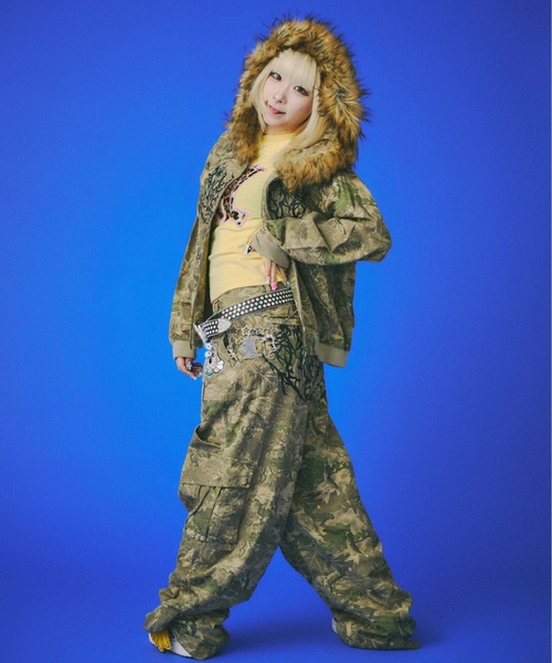 GALFY（ガルフィー） ミリタリージャケット モッズコート 森林パーカー