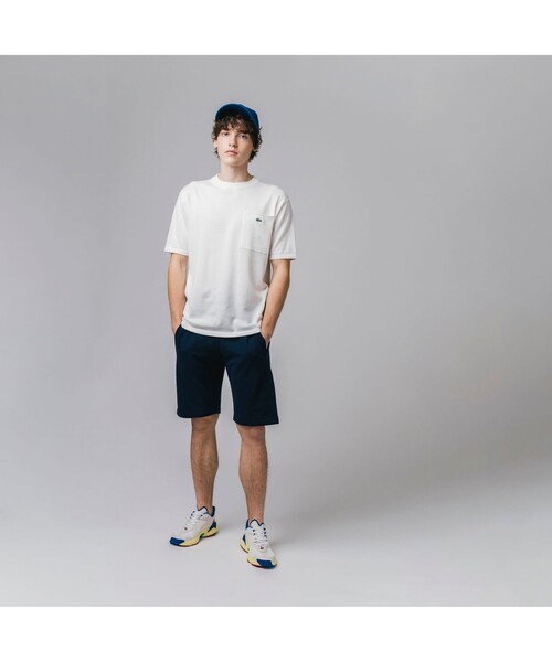 「LACOSTE」 半袖ニット 4 キャメル メンズ_画像8