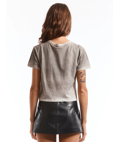 tシャツ Ashley williams/アシュリーウィリアムズ/WASHED GREY HAPPY