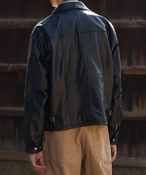 コート ジャケット BALLAST ARK / バラストアーク：Upcycled Cow Leather Jacket：BA12-JK01「AST」の画像