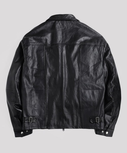 コート ジャケット BALLAST ARK / バラストアーク：Upcycled Cow Leather Jacket：BA12-JK01「AST」の画像