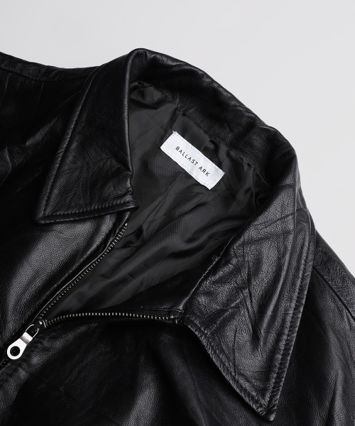 コート ジャケット BALLAST ARK / バラストアーク：Upcycled Cow Leather Jacket：BA12-JK01「AST」の画像