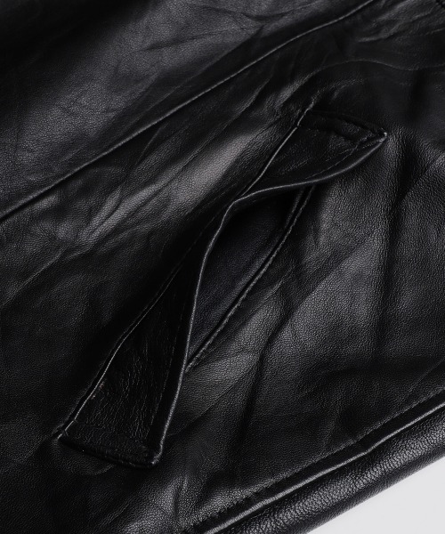 コート ジャケット BALLAST ARK / バラストアーク：Upcycled Cow Leather Jacket：BA12-JK01「AST」の画像