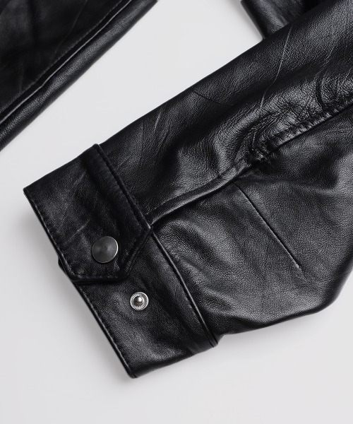 コート ジャケット BALLAST ARK / バラストアーク：Upcycled Cow Leather Jacket：BA12-JK01「AST」の画像