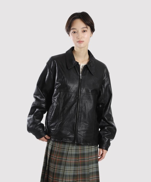 コート ジャケット BALLAST ARK / バラストアーク：Upcycled Cow Leather Jacket：BA12-JK01「AST」の画像