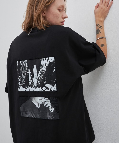 「AIVER」 半袖Tシャツ SMALL チャコールグレー メンズ_画像3