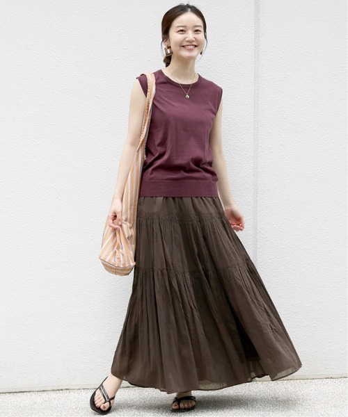 ♡新品♡定価24,600円 IÉNA イエナ フレア スカート 38 IENA IENA（イエナ） フレアスカート 38 サックスブルー レディース