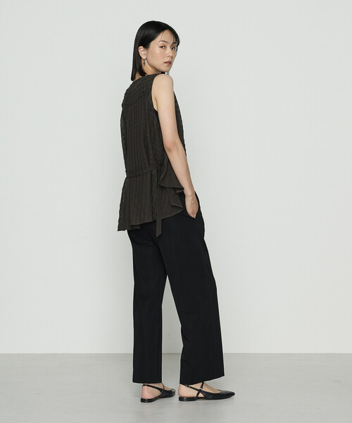 Gabardine K.T（ギャバジンK.T） ベスト ジレ チェック柄カラミ ジレ
