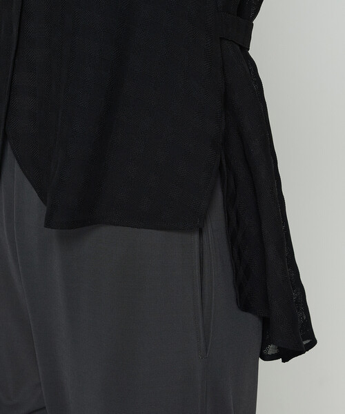 Gabardine K.T（ギャバジンK.T） ベスト ジレ チェック柄カラミ ジレ