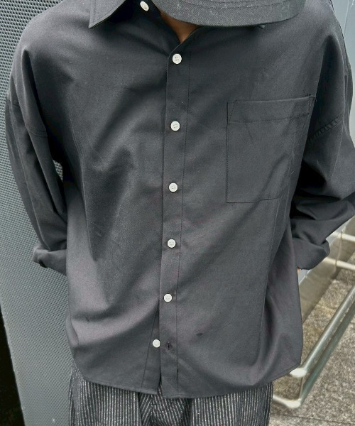 Chikashitsu+（チカシツプラス） シャツ 「Chikashitsu +」cropped