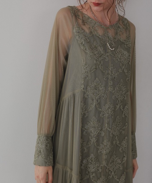 Dorry Doll（ドリードール） ドレス モールレースサイドティアード