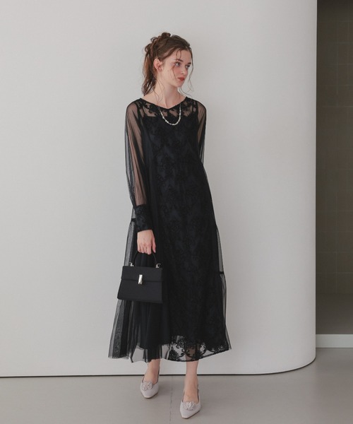 Dorry Doll（ドリードール） ドレス モールレースサイドティアード