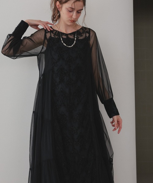 Dorry Doll（ドリードール） ドレス モールレースサイドティアード