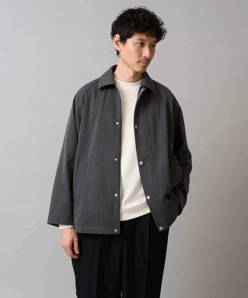 BRIEFING グレー ラグランスリーブジャケット BRIEFING（ブリーフィング）の「BRIEFING/ブリーフィング MS WATER