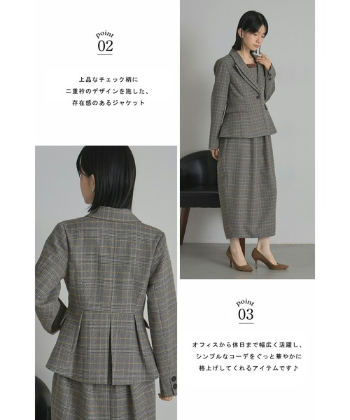 &. NOSTALGIA（ノスタルジア） ジャケット テーラードジャケット