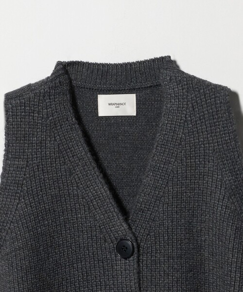 WRAPINKNOT（ラッピンノット） ベスト ジレ 「WRAPINKNOT」ニット