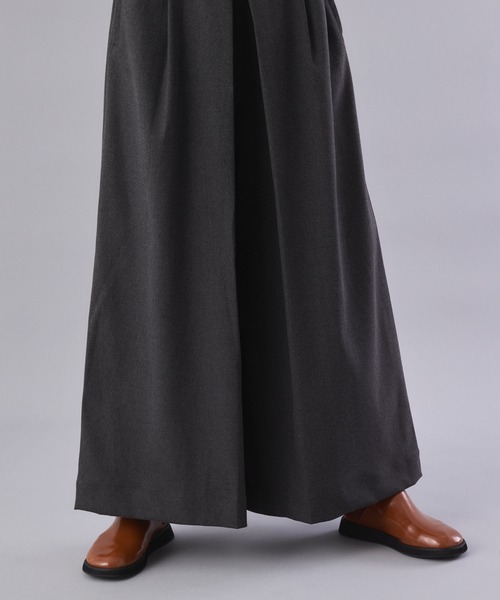 Muscat パンツ ボックスタックワイドパンツ レディース : ZOZOTOWN