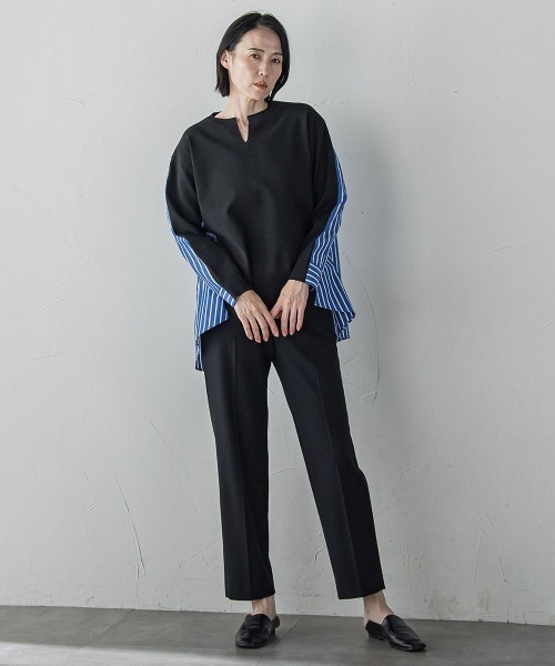 la.f（ラ・エフ） スラックス パンツ ピクシエスタストレートパンツ