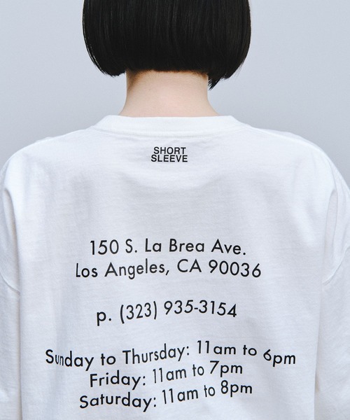 「AMERICAN RAG CIE」 半袖Tシャツ LARGE ホワイト レディース_画像3