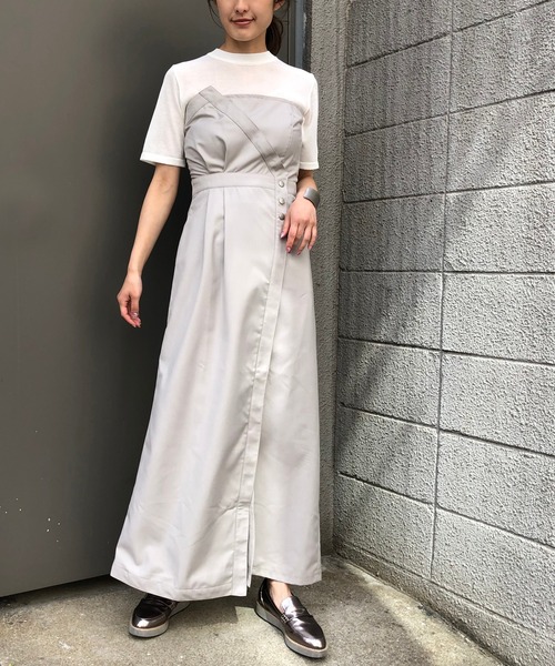 「&g'aime」 キャミソールワンピース FREE ブラック レディース_画像5