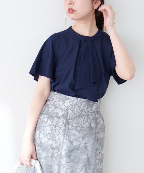 「natural couture」 半袖ブラウス FREE ベージュ レディース_画像4