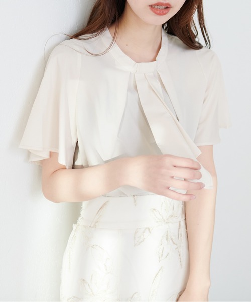 「natural couture」 半袖ブラウス FREE ベージュ レディース_画像6