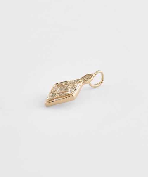 agete（アガット） チャーム K10ダイヤモンドチャーム（0.08ct