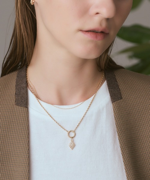 agete（アガット） チャーム K10ダイヤモンドチャーム（0.08ct