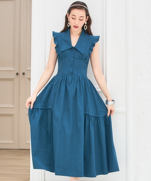 DRESS+（ドレスプラス） 「DRESS PLUS」 ノースリーブワンピース S