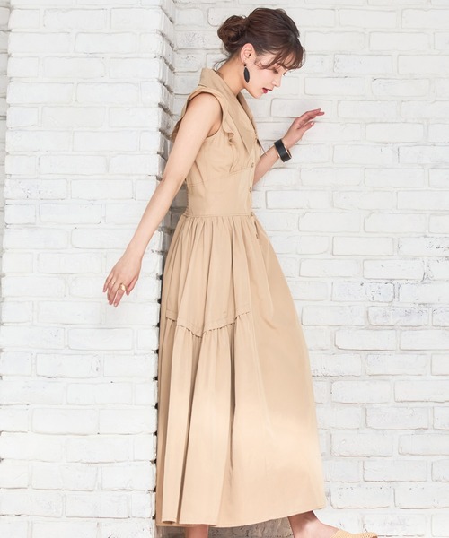 DRESS+（ドレスプラス） 「DRESS PLUS」 ノースリーブワンピース S