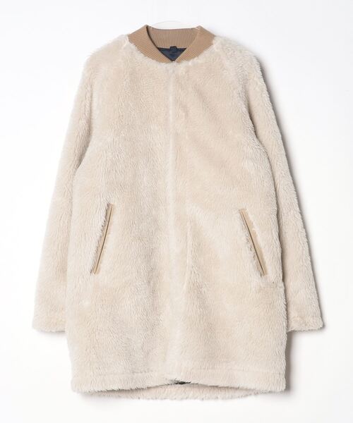 ユナイテッドアローズ beauty&youth バルカラーコート ベージュ XL BEAUTY＆YOUTH UNITED ARROWS ノーカラーコート X-LARGE ベージュ