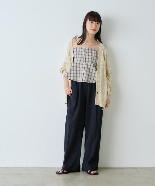 「WHIMSIC」 ニットカーディガン FREE ブルー レディース_画像6