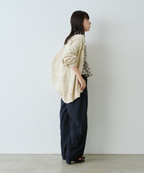 「WHIMSIC」 ニットカーディガン FREE ブルー レディース_画像7