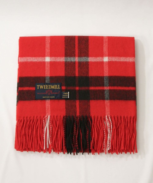 TWEEDMILL チェック柄マフラー 未使用 TWEED MILL（ツイードミル） ストール ユニセックス マフラー チェック