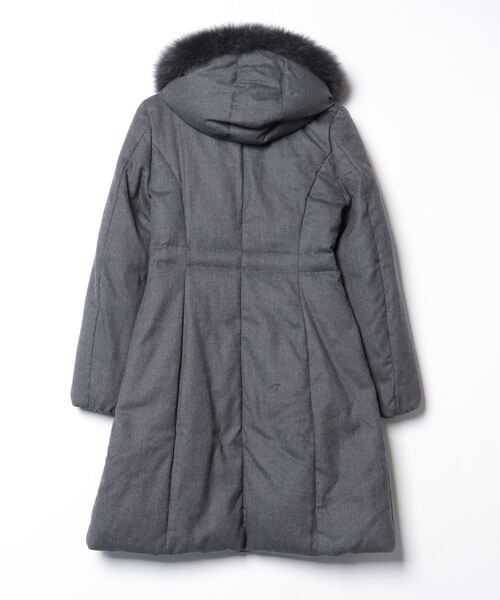 ANAYI（アナイ） ダウンコート 38 グレー レディース : ZOZOTOWN Yahoo