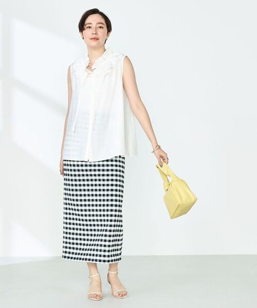 「NOLLEY'S Sophi」 ノースリーブブラウス 36 ホワイト レディース_画像5
