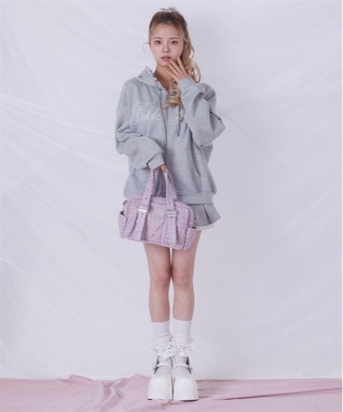 Fickle Bebe（フィクルベベ） ショルダーバッグ バッグ ミニツイード
