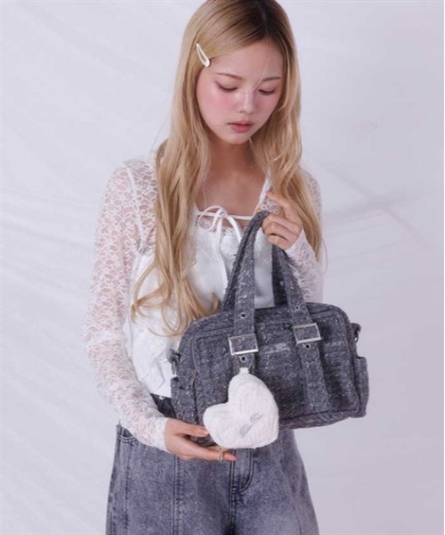 Fickle Bebe（フィクルベベ） ショルダーバッグ バッグ ミニツイード