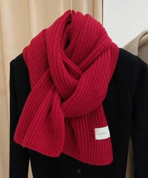 「sakishimatokyo」 マフラー FREE ボルドー レディース_画像3