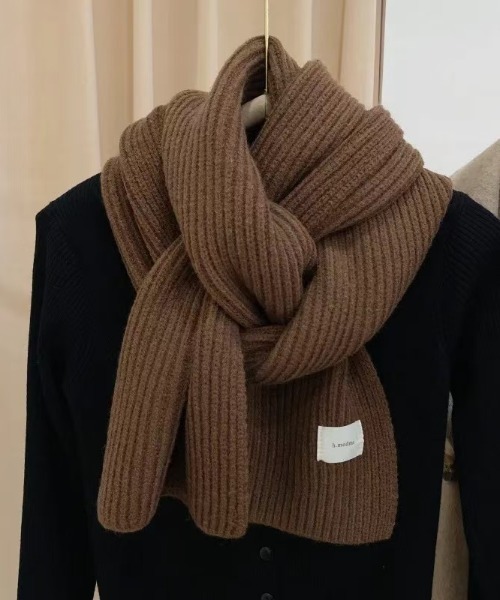 「sakishimatokyo」 マフラー FREE ボルドー レディース_画像6